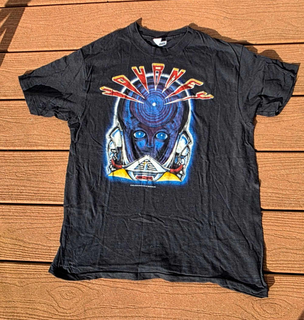 Vintage 80s 1983 Journey Frontiers World Tour Concert T-Shirt Size 42/44